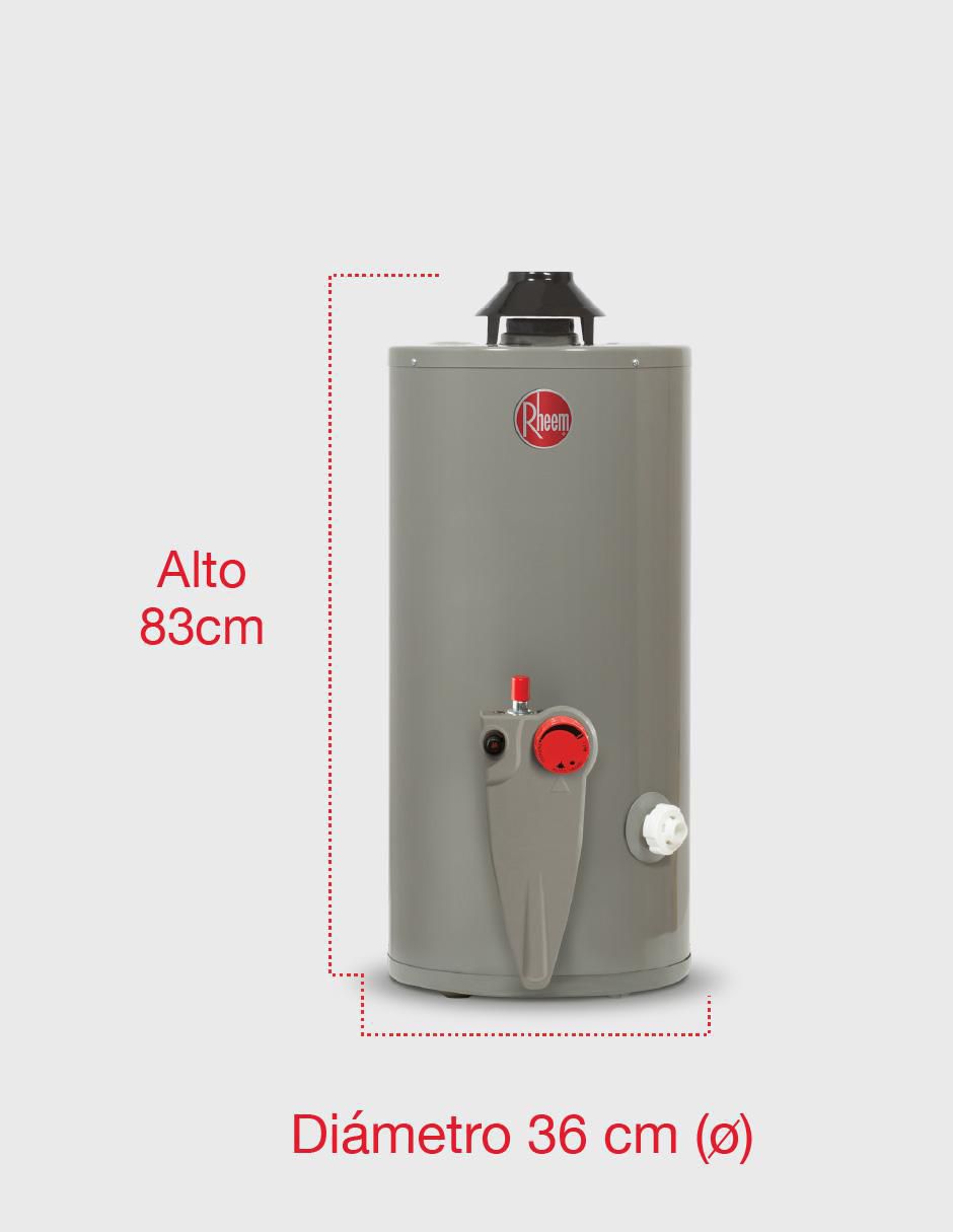 Calentador de depósito Rheem 29V10S/572192 38 L gas natural