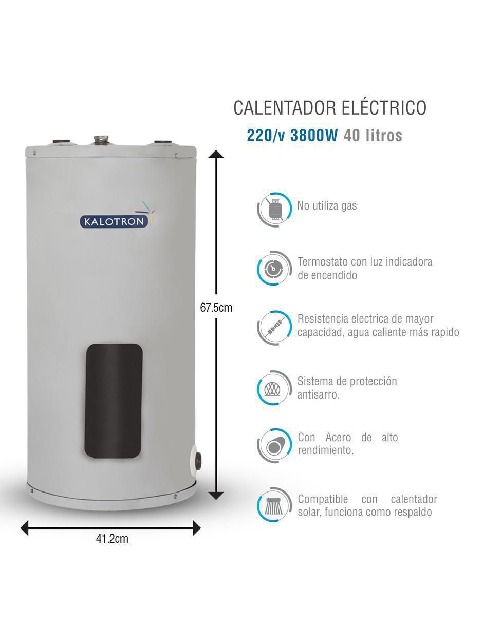 Calentador instantáneo Kalotron KA-ELE-00040-02 40 L eléctrico