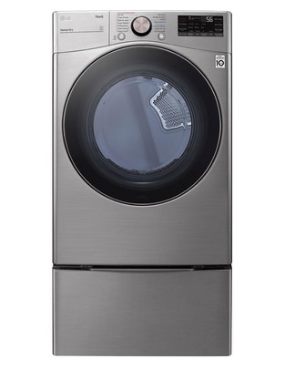 Secadora de gas natural/lp LG de 22 kg con 14 ciclos DF22VV2SGR.ASSELAT