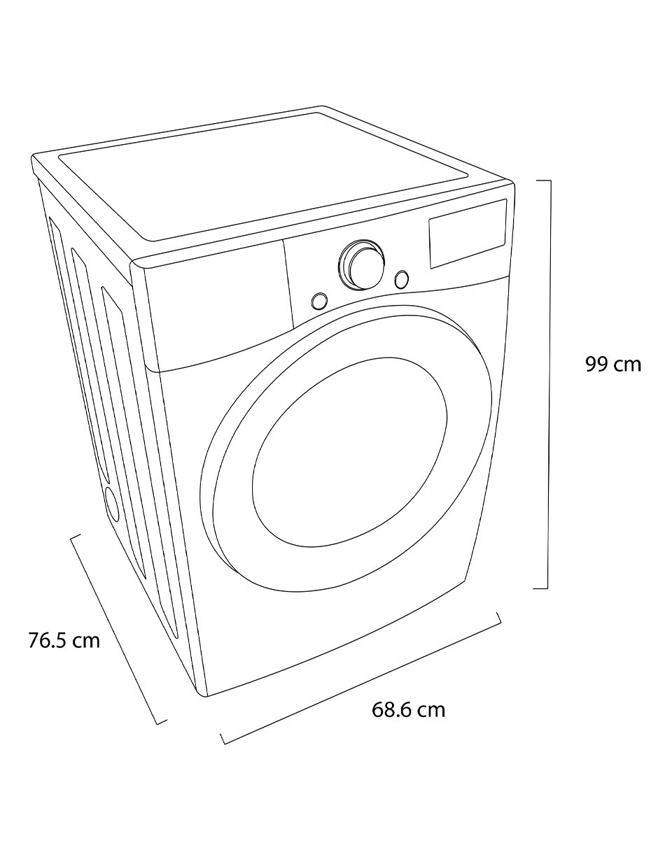 Secadora de gas natural/lp de 22 kg con 14 ciclos DF22VV2SGR 12