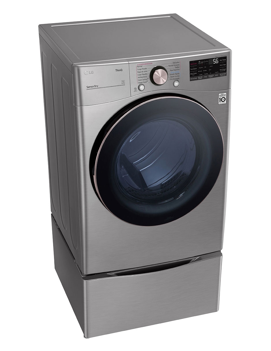 Secadora de gas natural/lp LG de 22 kg con 14 ciclos DF22VV2SGR.ASSELAT