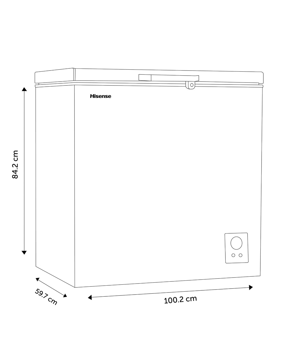 CONGELADOR HISENSE 9 PIES FC88D6BWX1
