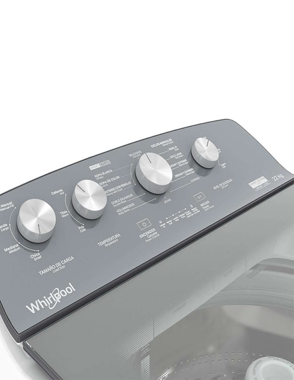 Lavadora Whirlpool 22 kg automática carga superior 8mwtw2224wjm