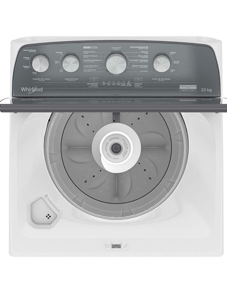 Lavadora Whirlpool 22 kg automática carga superior 8mwtw2224wjm