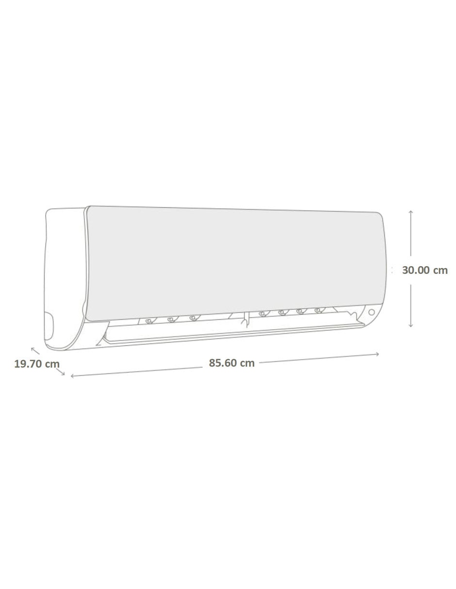 Aire acondicionado mini split inverter Haier Frío y calor 12000 BTU HS12HFW13MI 220 V