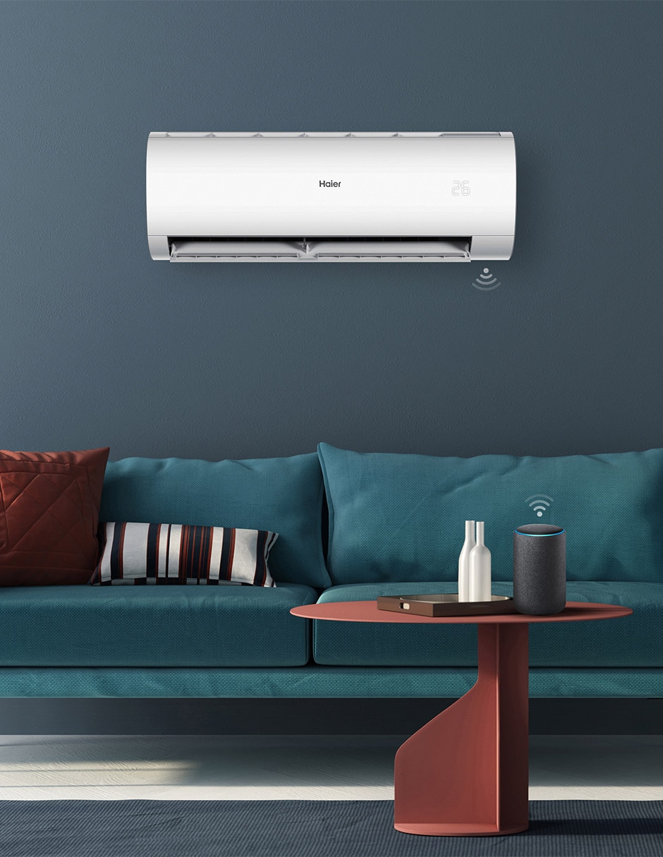 Aire acondicionado mini split inverter Haier Frío y calor 12000 BTU HS12HFW13MI 220 V