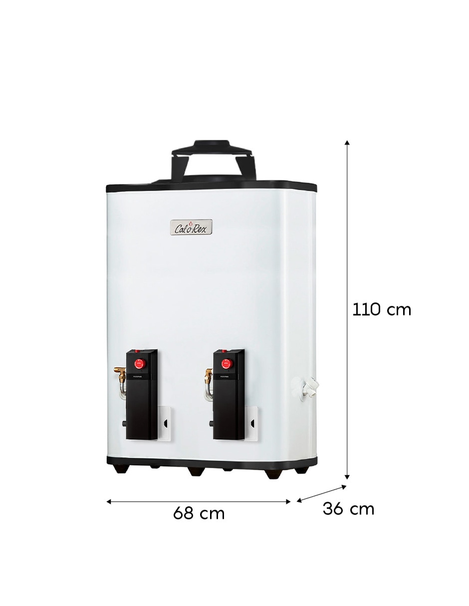 Calentador de paso Calorex PODERUS 20 LP 20 L gas lp