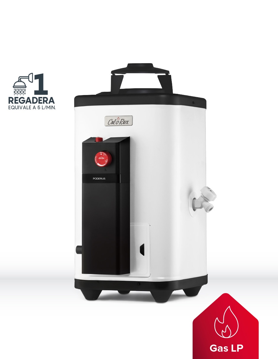 Calentador de paso Calorex PODERUS 06 LP 6 L gas lp