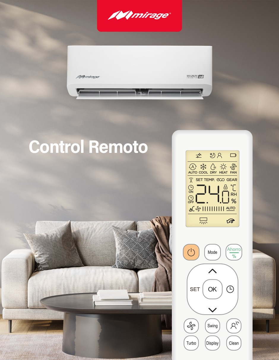 Aire acondicionado mini split inverter Frío y calor 12000 BTU SETCMC120V 5