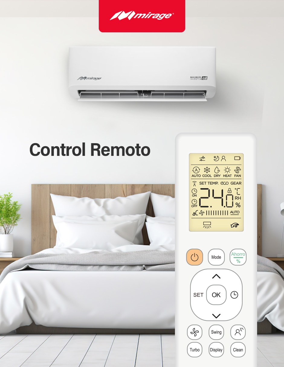 Aire acondicionado mini split inverter Frío y calor 12000 BTU SETCMC121V 6