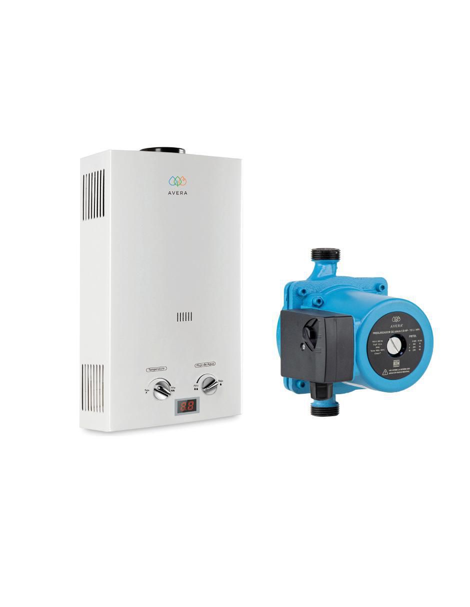 Calentador instantáneo Avera C16LNATPR72L 16 L gas natural