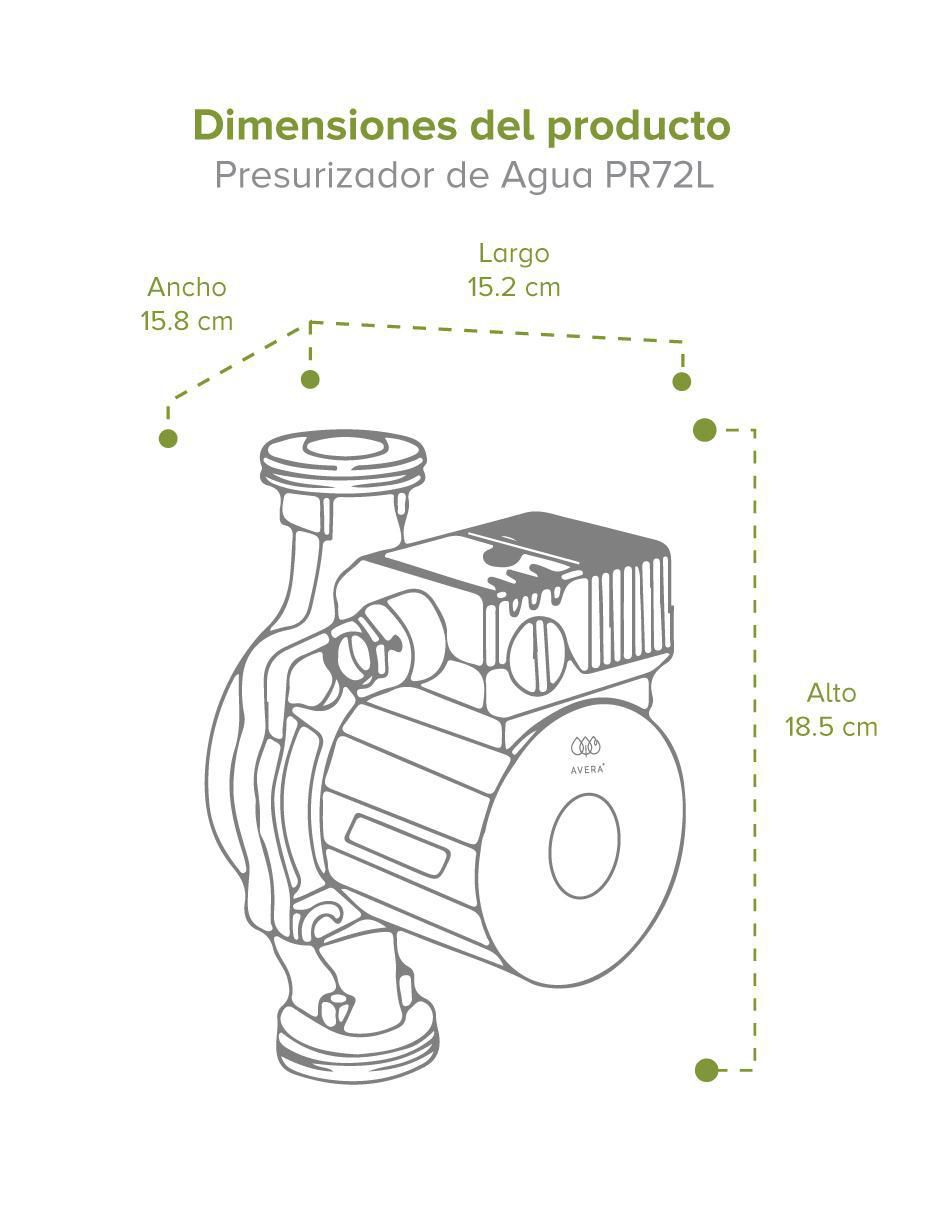 Calentador instantáneo Avera CM24NATPR72L 24 L gas natural