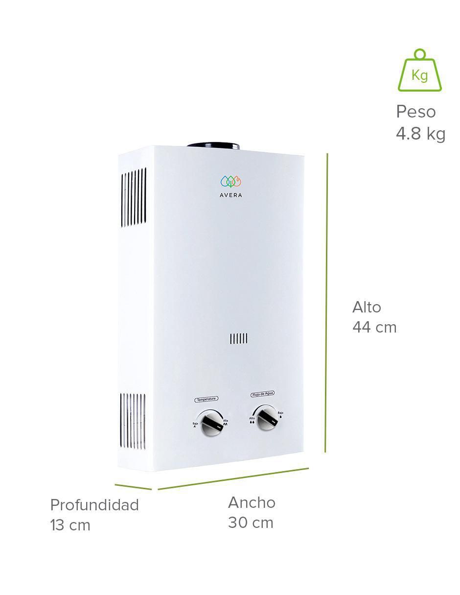 Calentador instantáneo c6pr26l gas lp 10