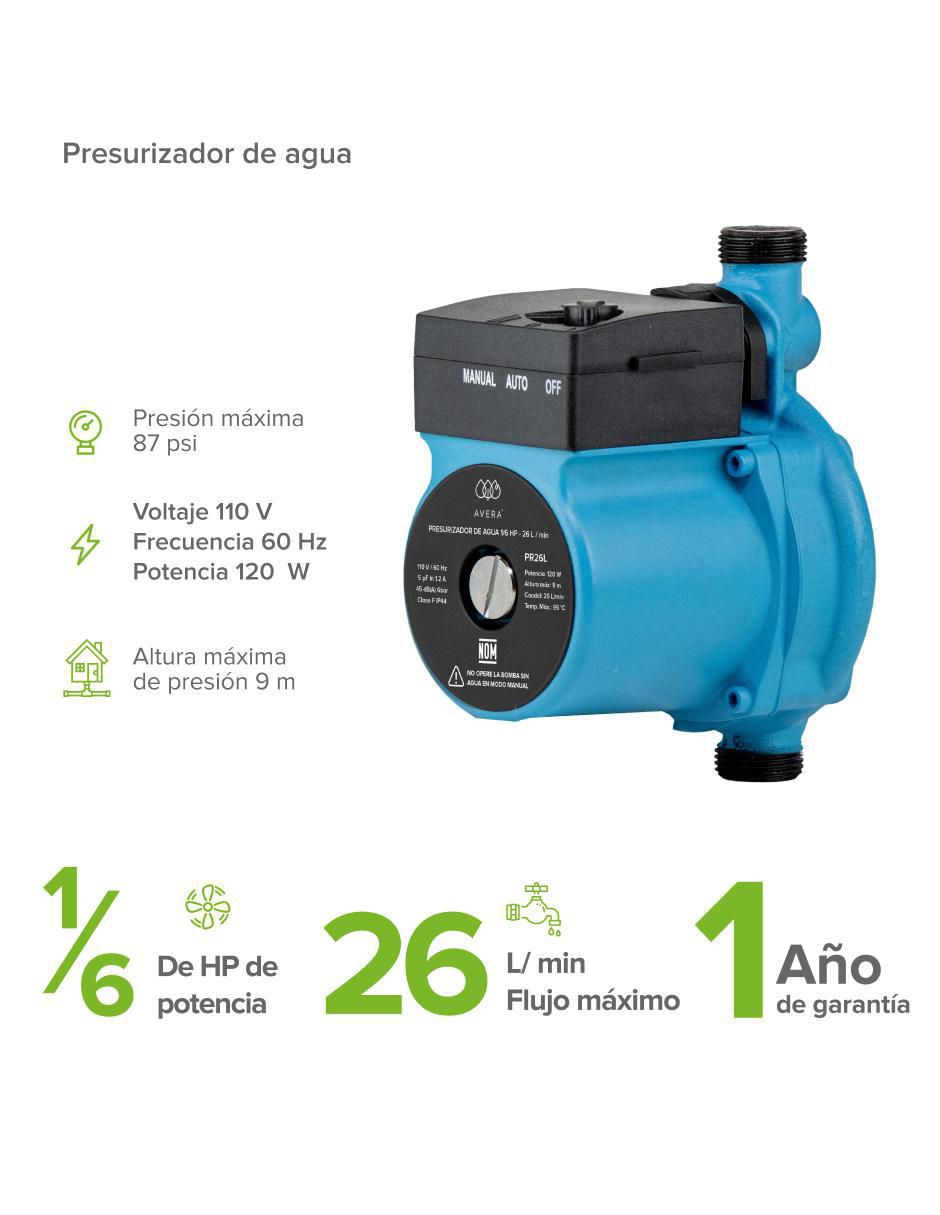 Calentador instantáneo c6pr26l gas lp 8