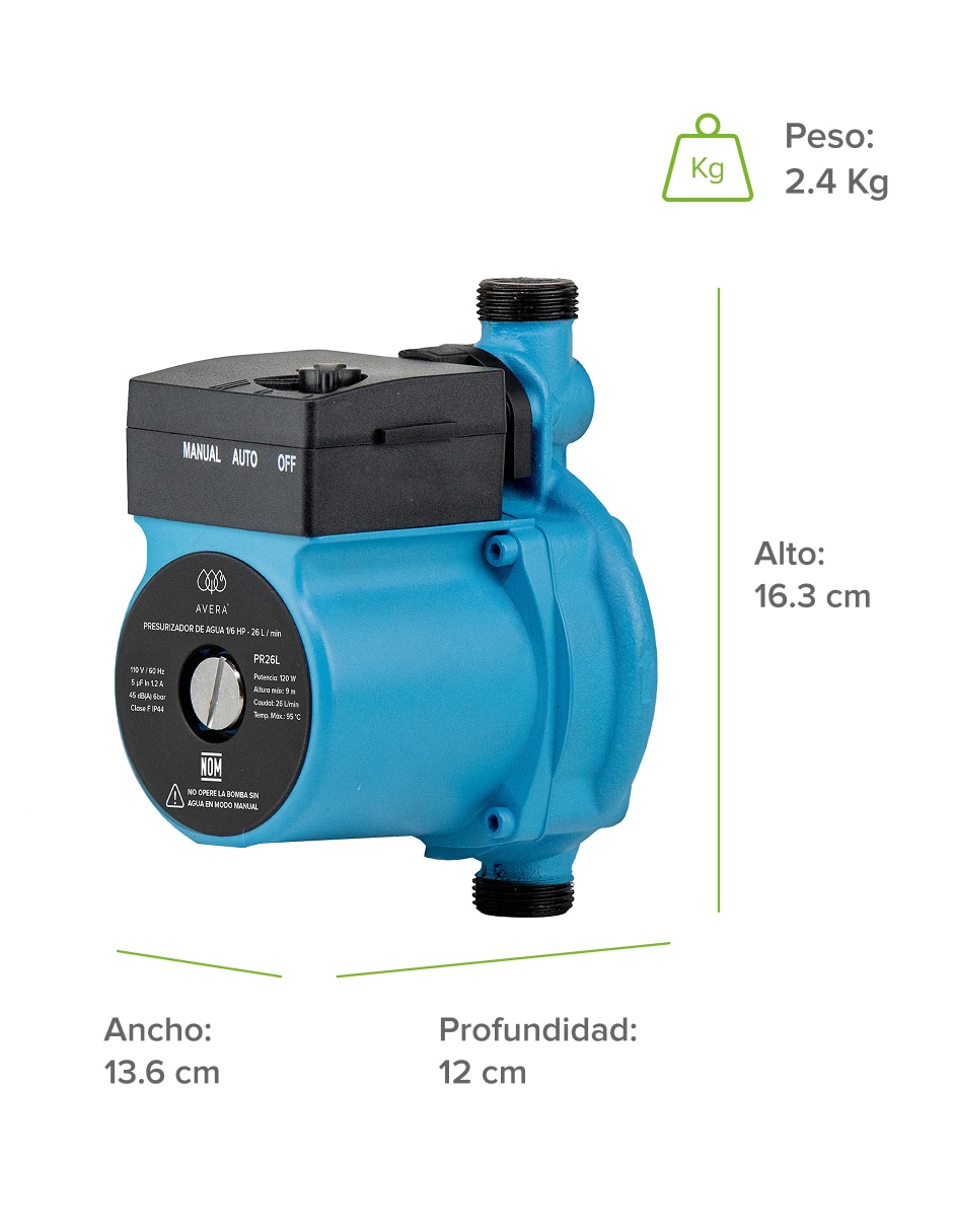 Calentador instantáneo c6pr26l gas lp 7