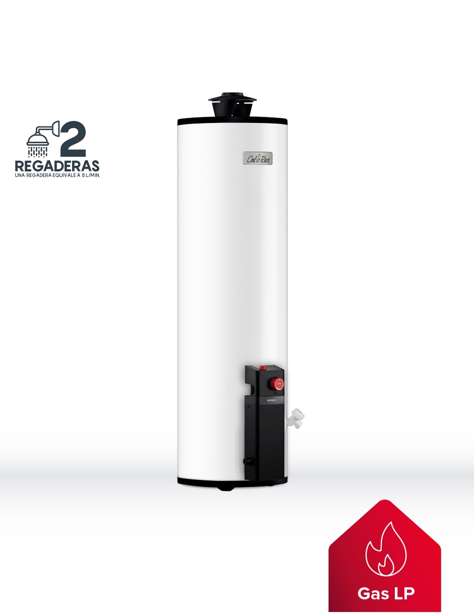 Calentador de depósito Maximus G20 Gas LP 2
