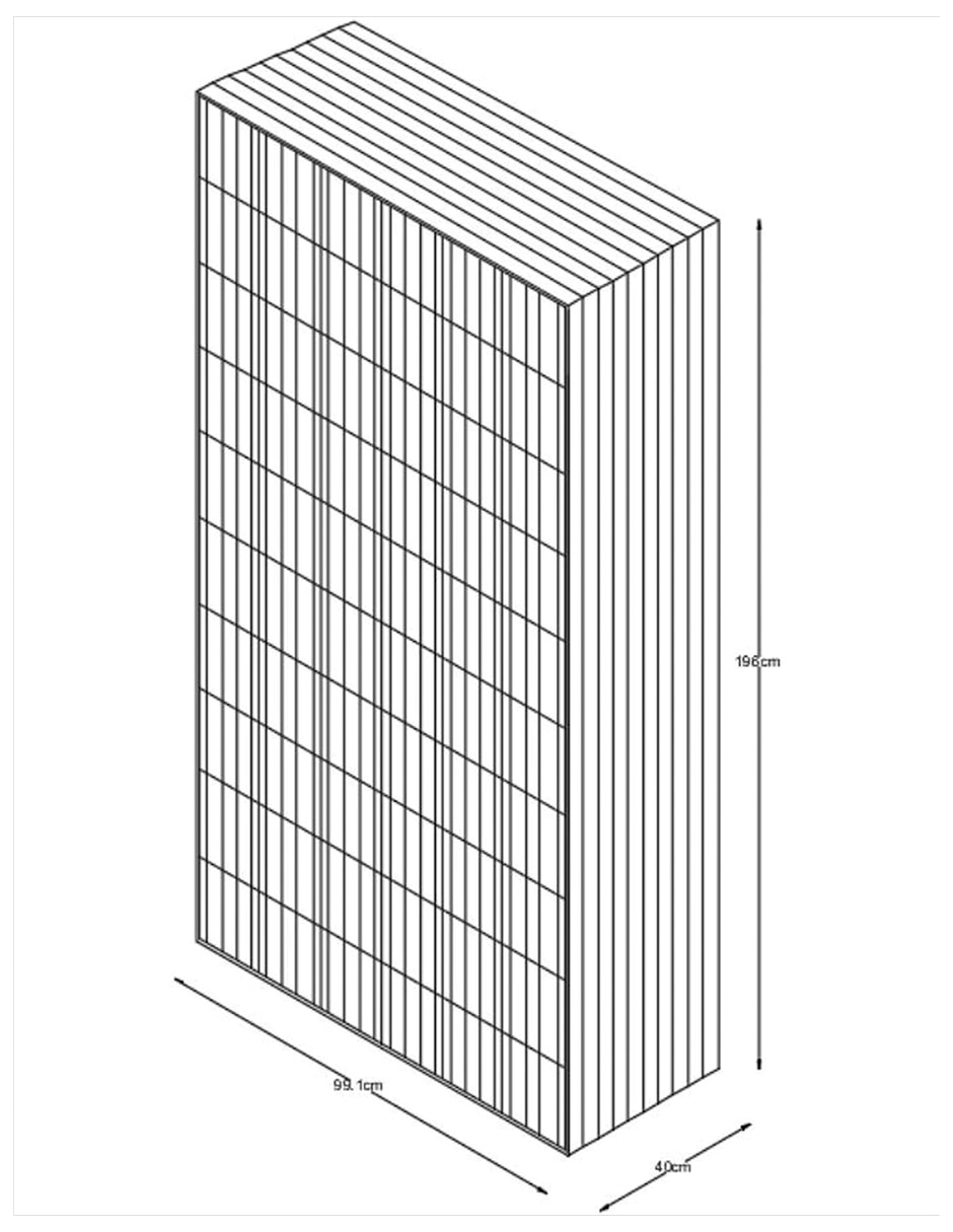 Panel Solar Monocristalino Powen 550W Set de 4