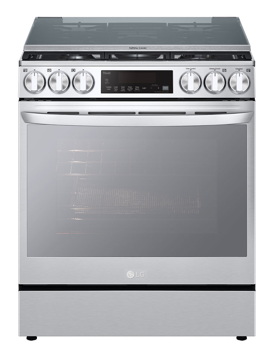 Estufa de piso a gas LP Lupin 2 75.8 cm LRGL5847S de 5 quemadores 2