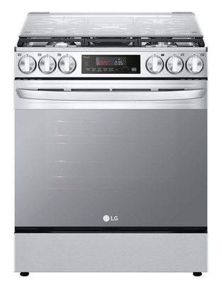 Estufa de piso a gas LP Lupin 2 75.8 cm LRGL5845S de 5 quemadores 1