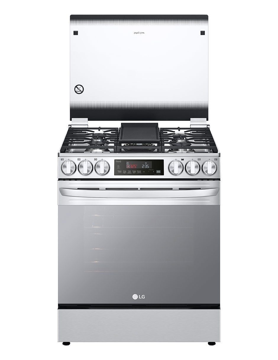Estufa de piso a gas LP Lupin 2 75.8 cm LRGL5845S de 5 quemadores 2