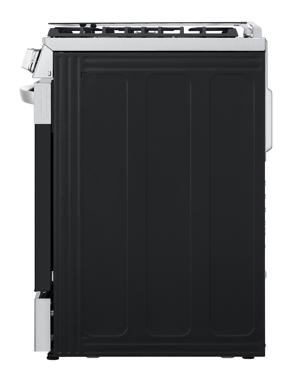 Estufa de piso a gas LP Lupin 2 75.8 cm LRGL5845S de 5 quemadores