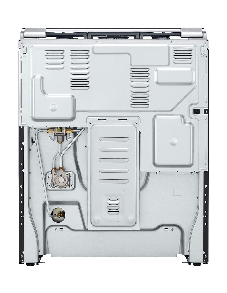 Estufa de piso a gas LP Lupin 2 75.8 cm LRGL5845S de 5 quemadores 6