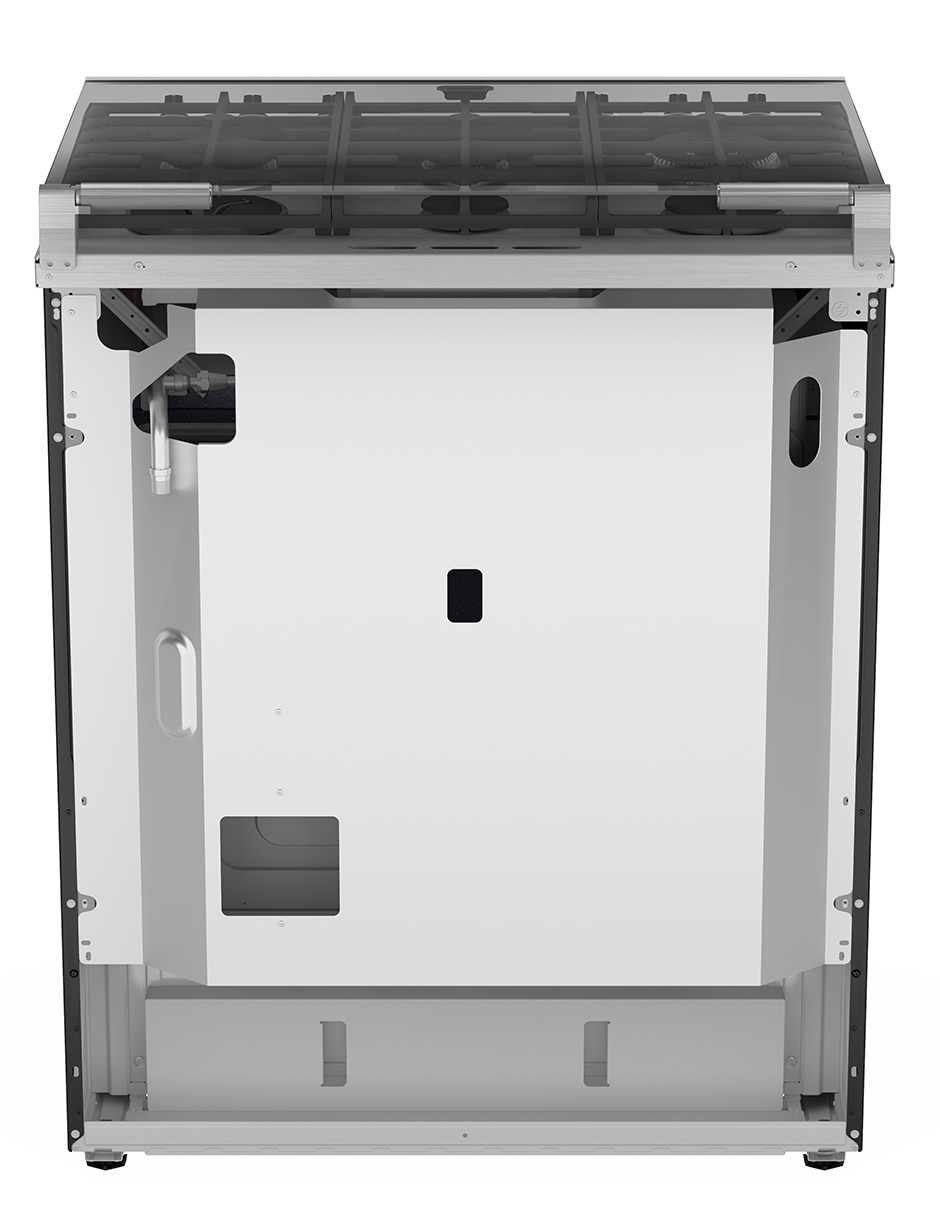 Estufa de piso a Gas LP Ultimate 72 cm EMH7614DATSS0 de 6 quemadores Estufa de piso a Gas LP Ultimate 72 cm EMH7614DATSS0 de 6 quemadores