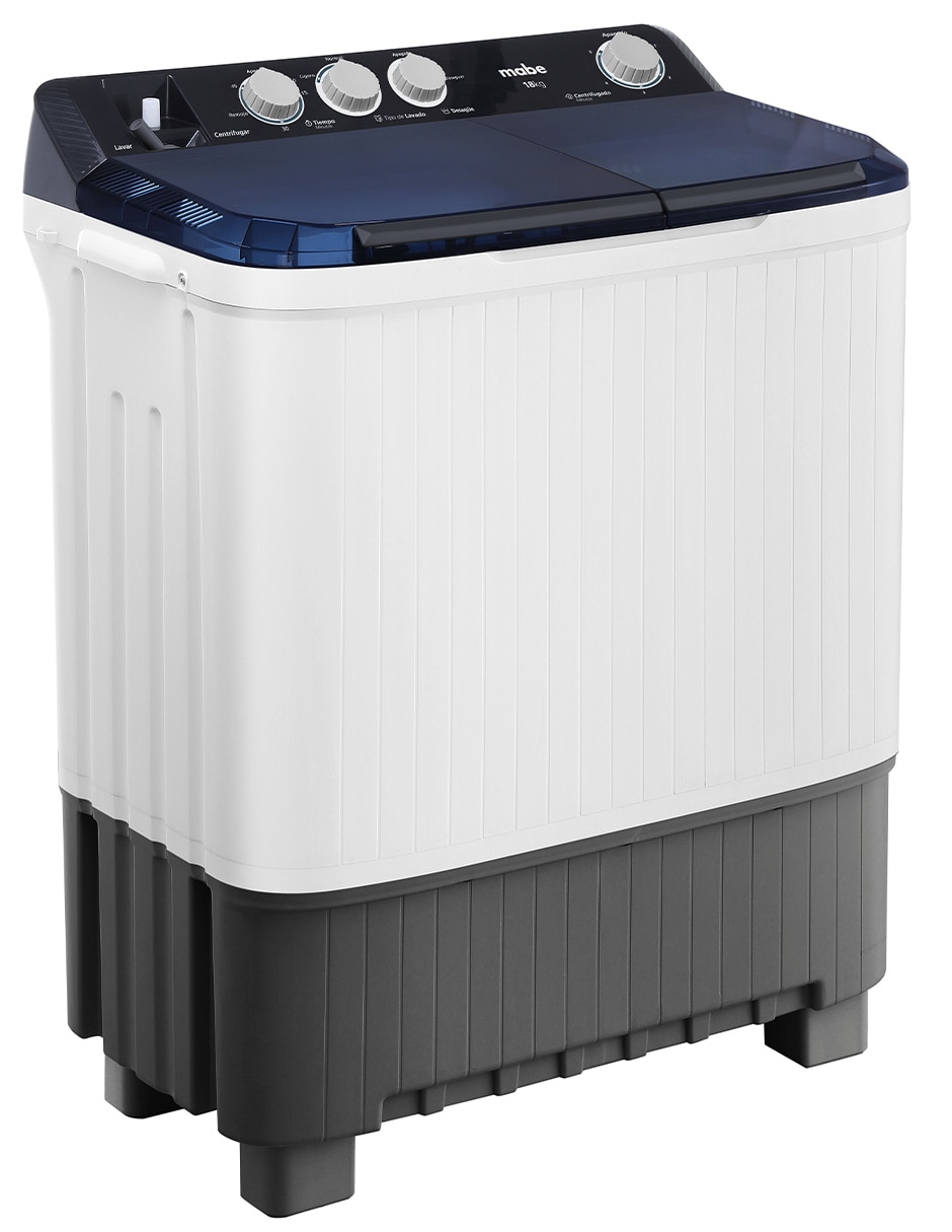 Lavadora doble tina Mabe semiautomática carga superior LMDX8124HBAB0