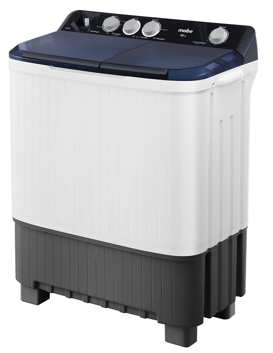 Lavadora doble tina Mabe semiautomática carga superior LMDX8124HBAB0