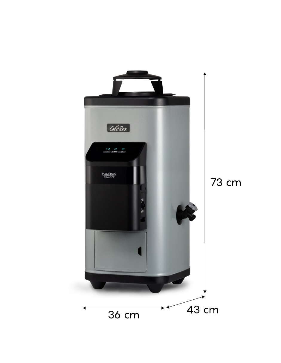Calentador de paso PODE 9 L gas lp 6