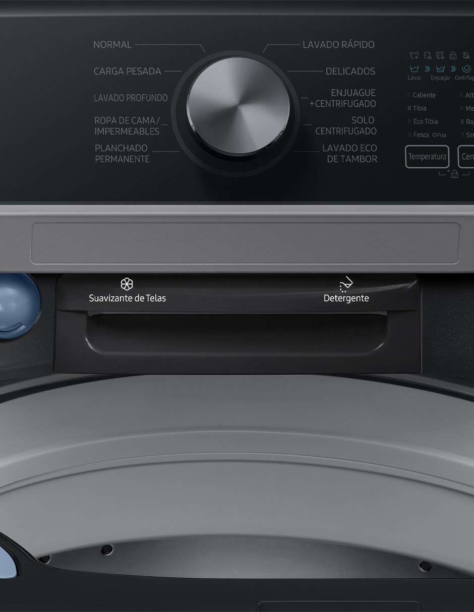 Lavadora Samsung 21 kg automática carga superior WA21B3554GV/AX