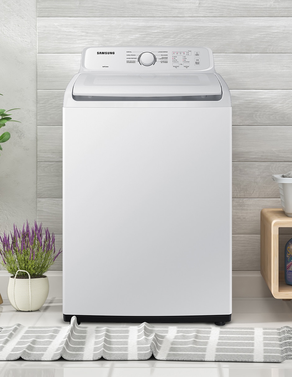Lavadora Samsung 22 kg automática carga superior wa22b3550gw/ax