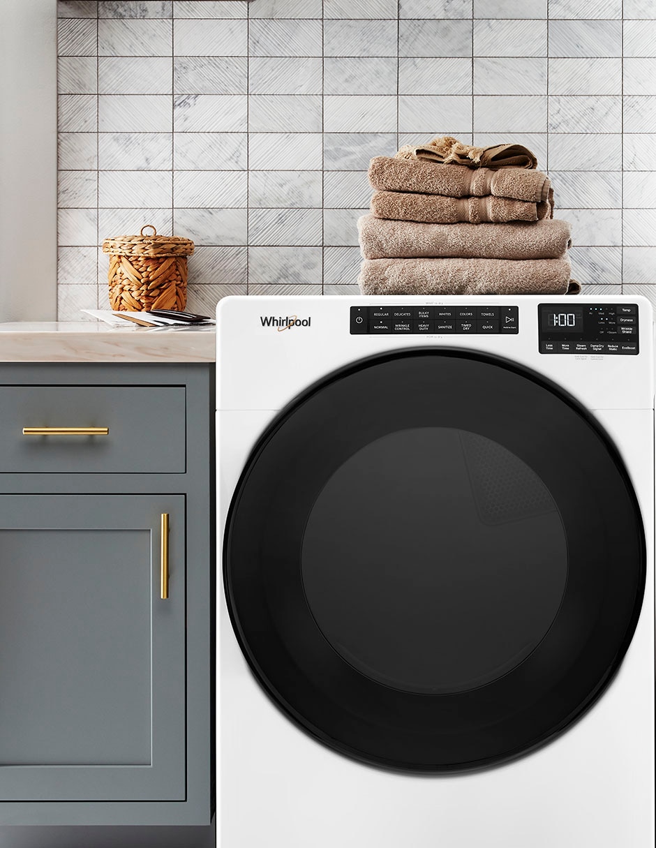 Secadora electrónica Whirlpool de 23 kg con 37 ciclos CP_7MWED6605MW