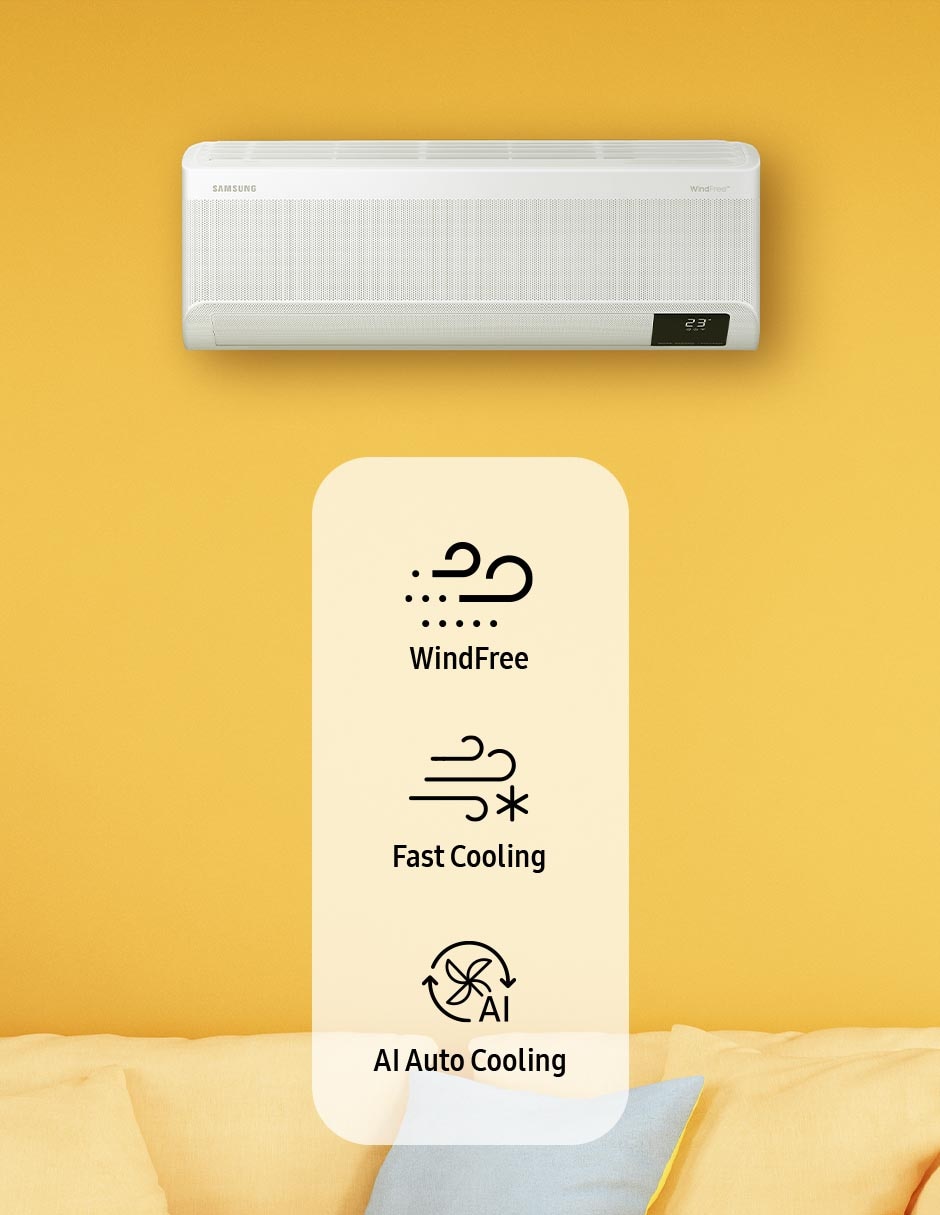 Aire acondicionado mini split inverter Samsung Frío 12000 BTU AR12BVFAMWK/AX 220 V