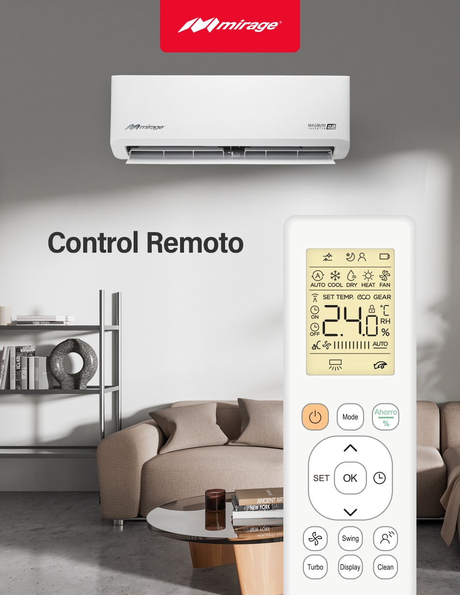 Aire acondicionado mini split inverter Frío 12000 BTU SETCMF120V 7