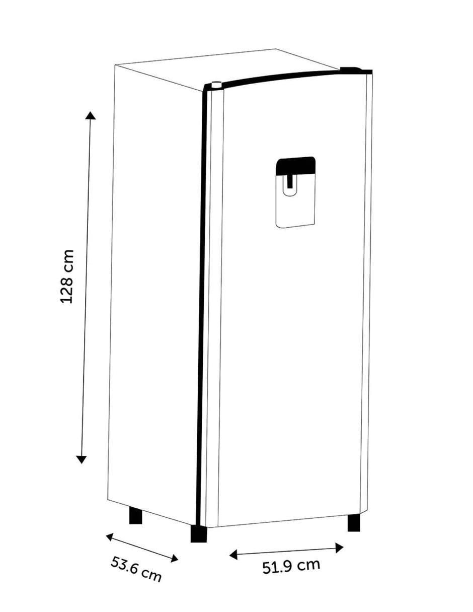 Refrigerador top mount Hisense 7 pies cúbicos RR63D6WWX