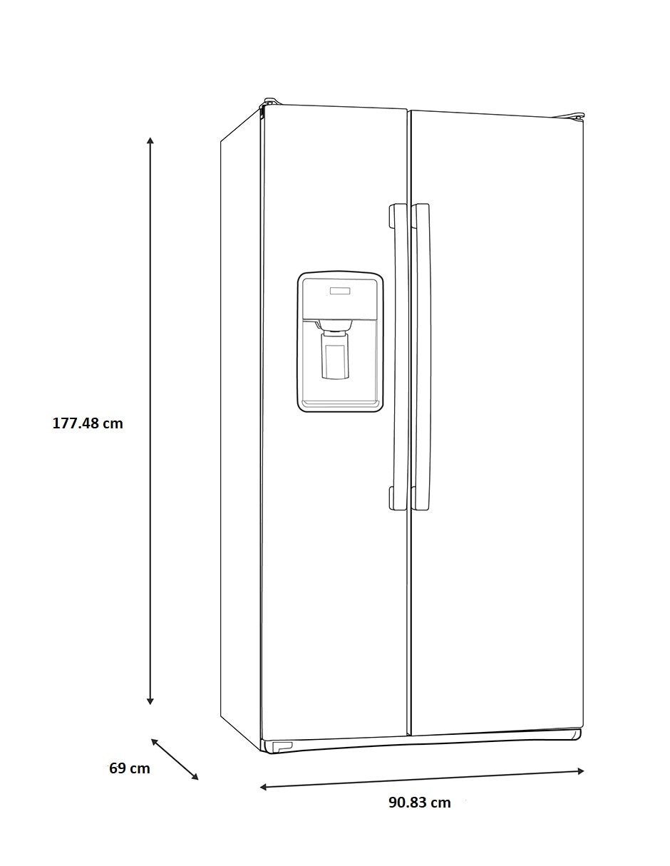 Refrigerador dúplex 22 pies cúbicos no frost y fábrica de hielo PNM22MDTHDS 8