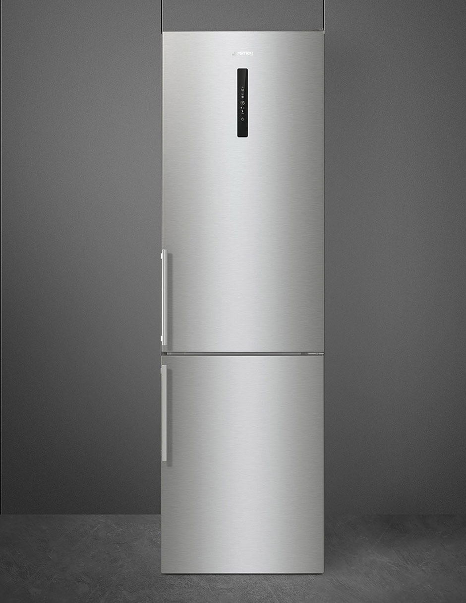 Refrigerador bottom mount Smeg 12 pies cúbicos inverter no frost FC20UXDNE
