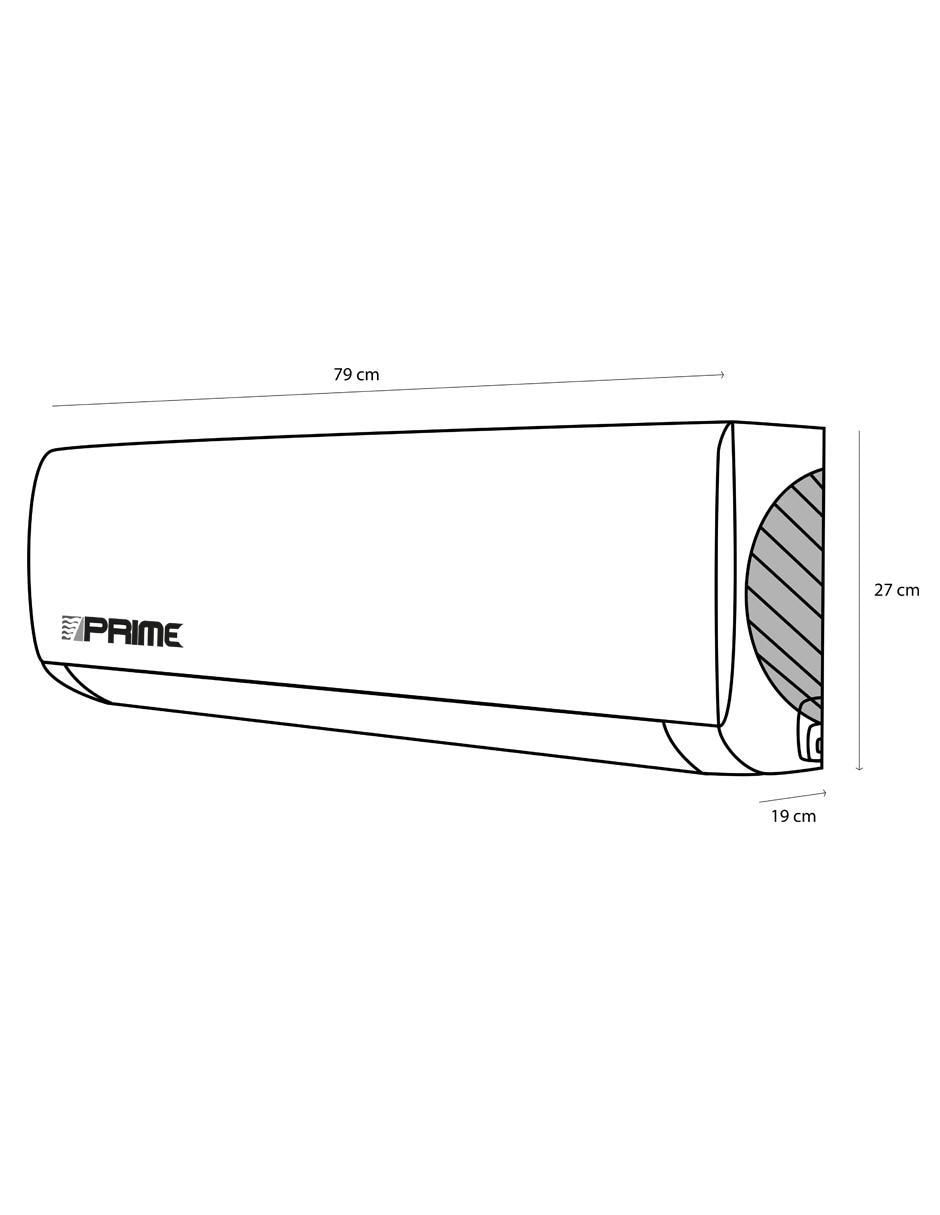 Aire acondicionado mini split Frío 12000 BTU EMPRC121-K 100 V 2
