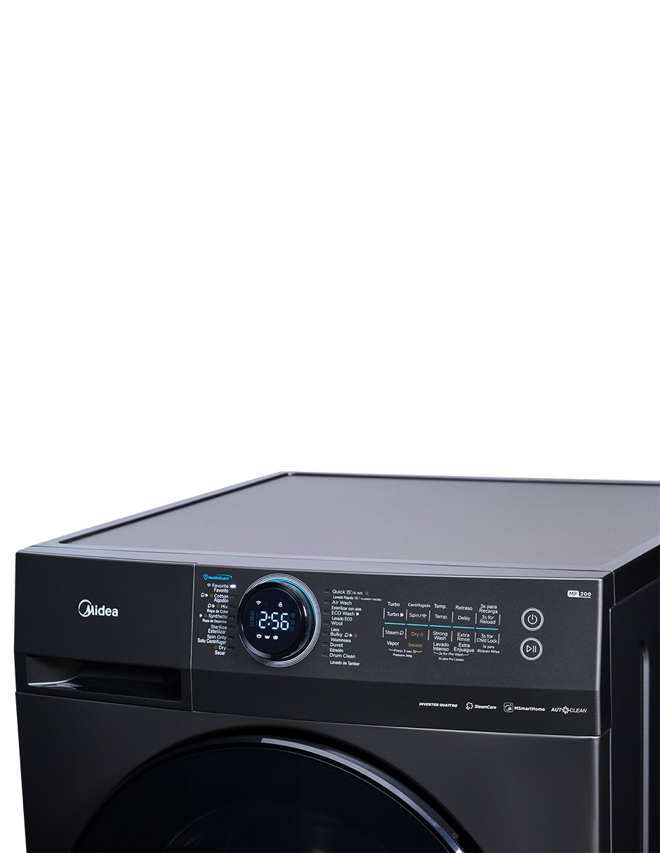 Lavasecadora Midea eléctrica 12.5 kg 7 kg MF200D125WB/T