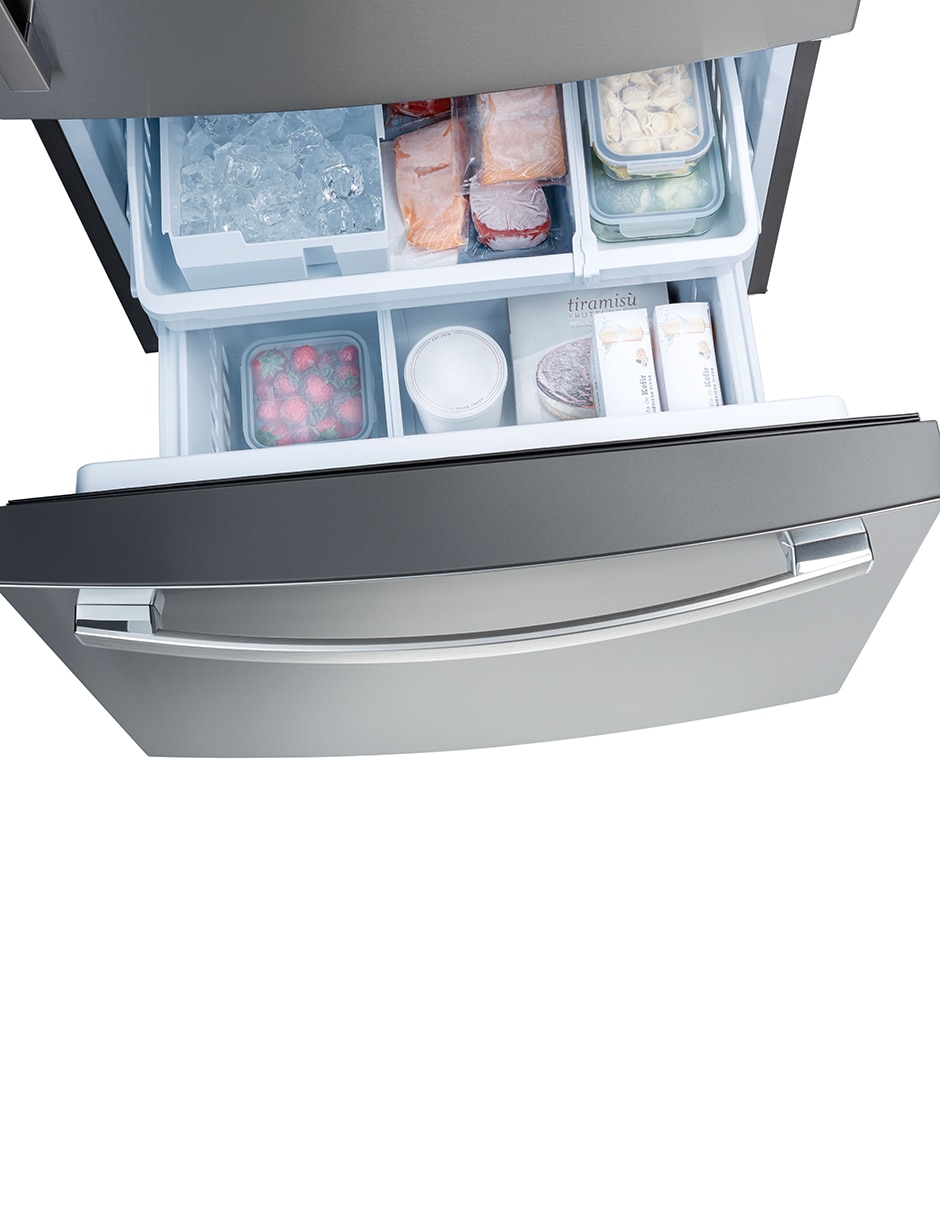 Refrigerador bottom mount 48 pies cúbicos no frost y fábrica de hielo GEMIDF25EYRCFS Refrigerador bottom mount 48 pies cúbicos no frost y fábrica de hielo GEMIDF25EYRCFS