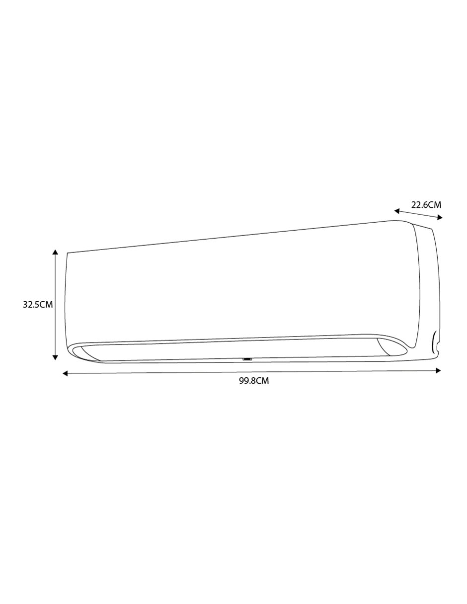 Aire acondicionado mini split Hisense Frío y calor 24000 BTU AH242CF 220 V