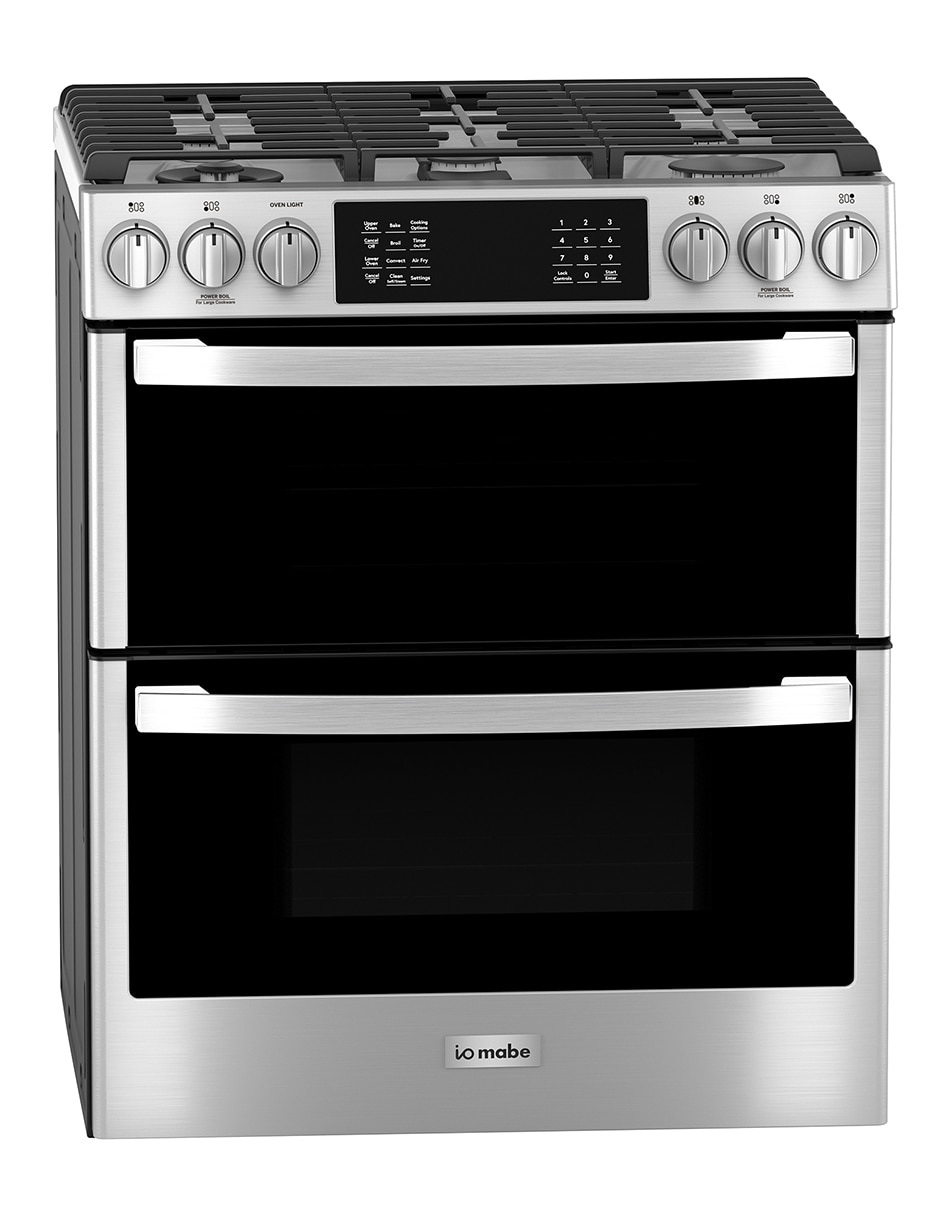 Estufa de piso a gas natural Io Mabe 76 cm IO950FS0 de 5 quemadores