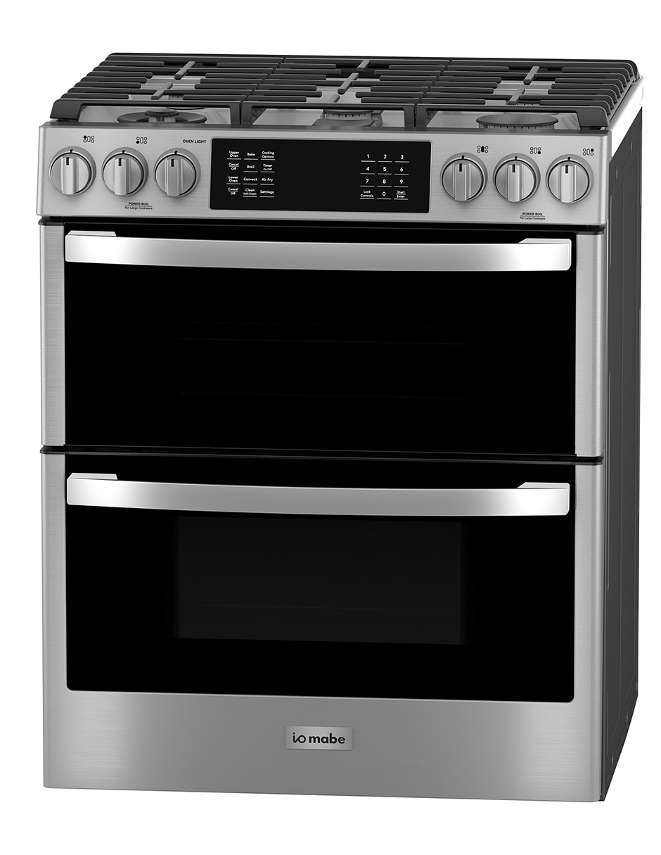 Estufa de piso a gas natural Io Mabe 76 cm IO950FS0 de 5 quemadores