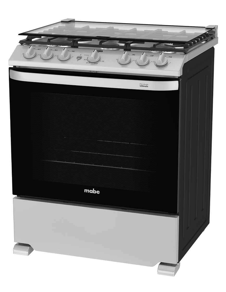 Combo estufa de piso Ultimate 76 cm EMH7602JSCMPU761G de 6 quemadores + Campana 11