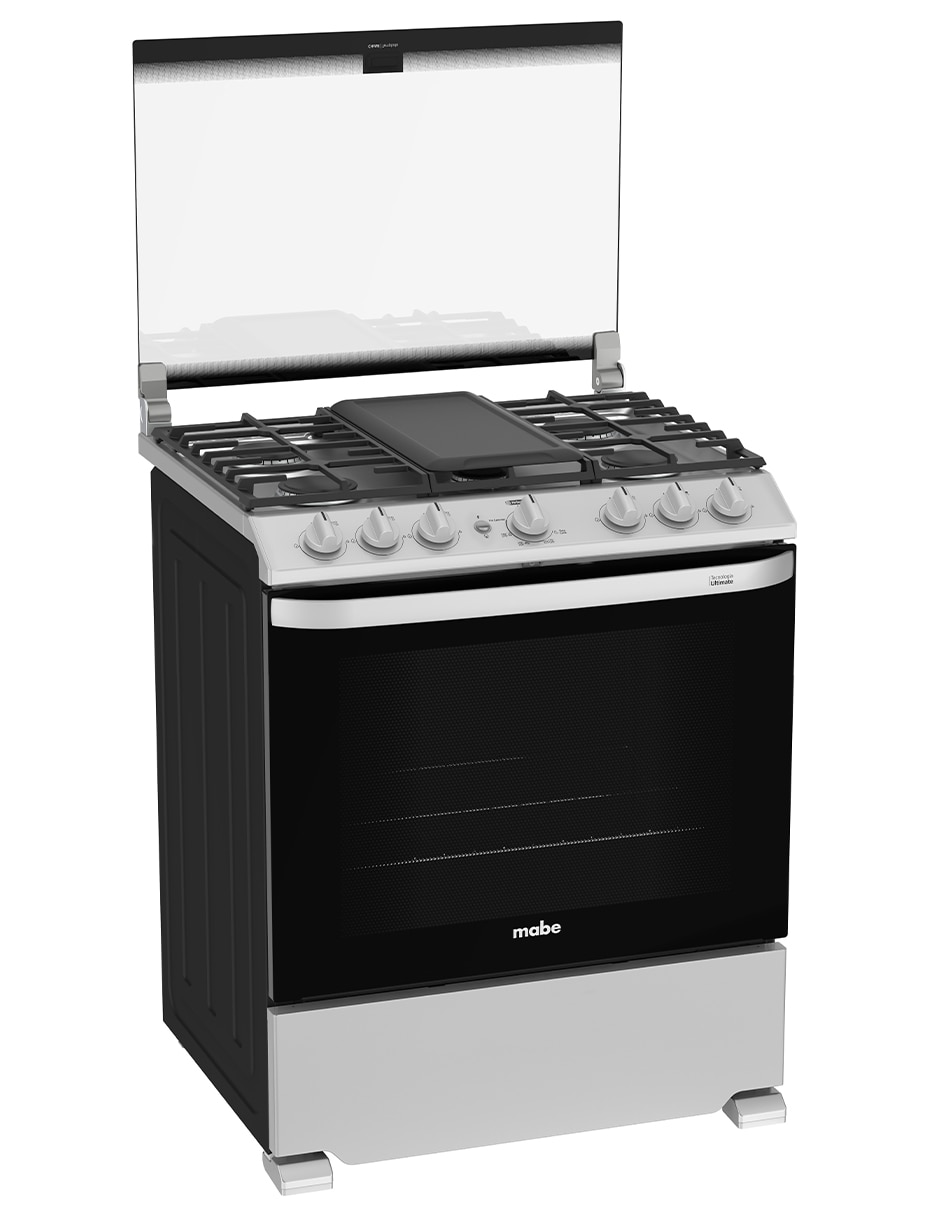 Combo estufa de piso Ultimate 76 cm EMH7602JSCMPU761G de 6 quemadores + Campana 8