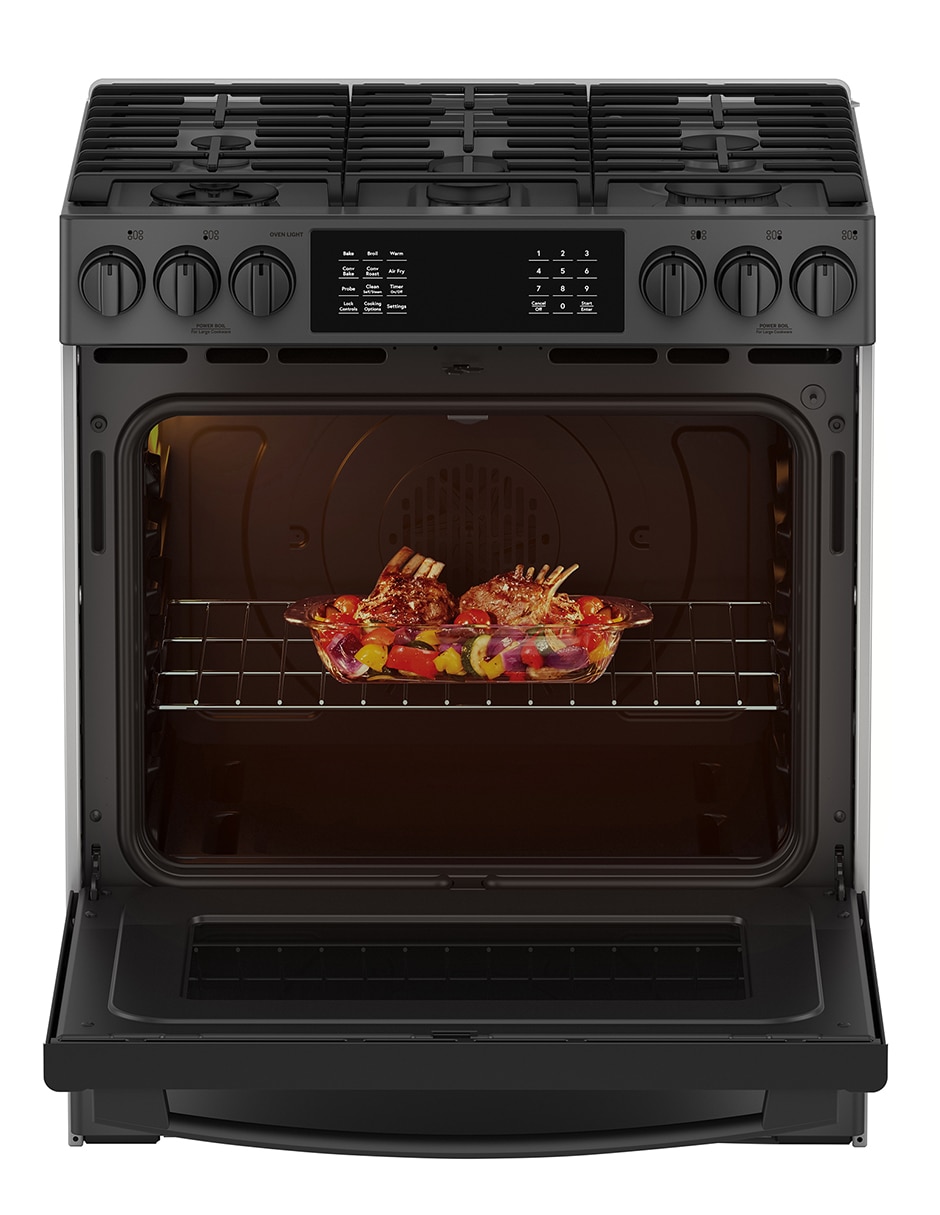 Estufa de piso a gas lp Io Mabe 76 cm IO940TS0 de 5 quemadores
