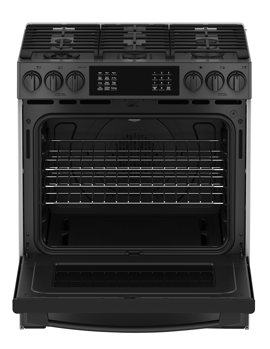 Estufa de piso a gas lp Io Mabe 76 cm IO940TS0 de 5 quemadores