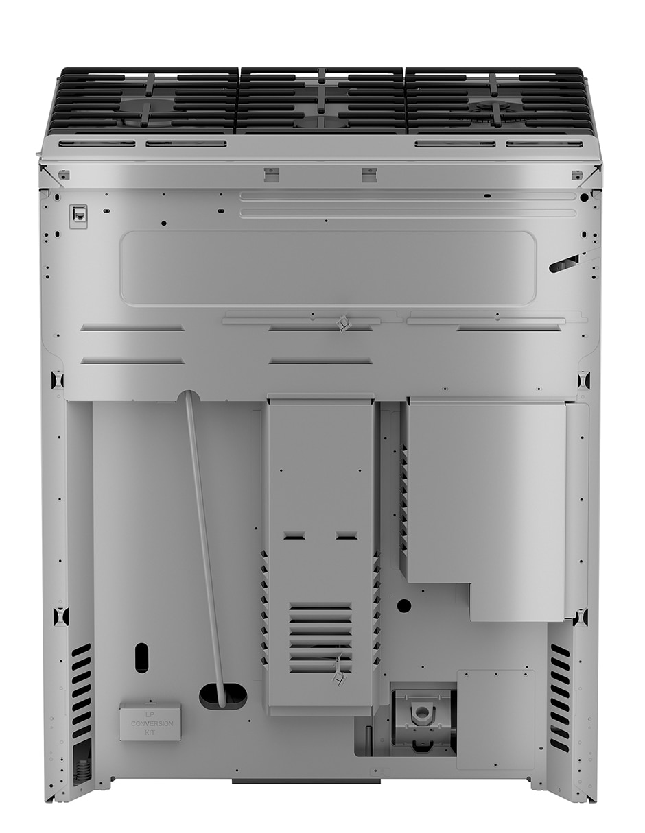 Estufa de piso a gas lp Io Mabe 76 cm IO940TS0 de 5 quemadores