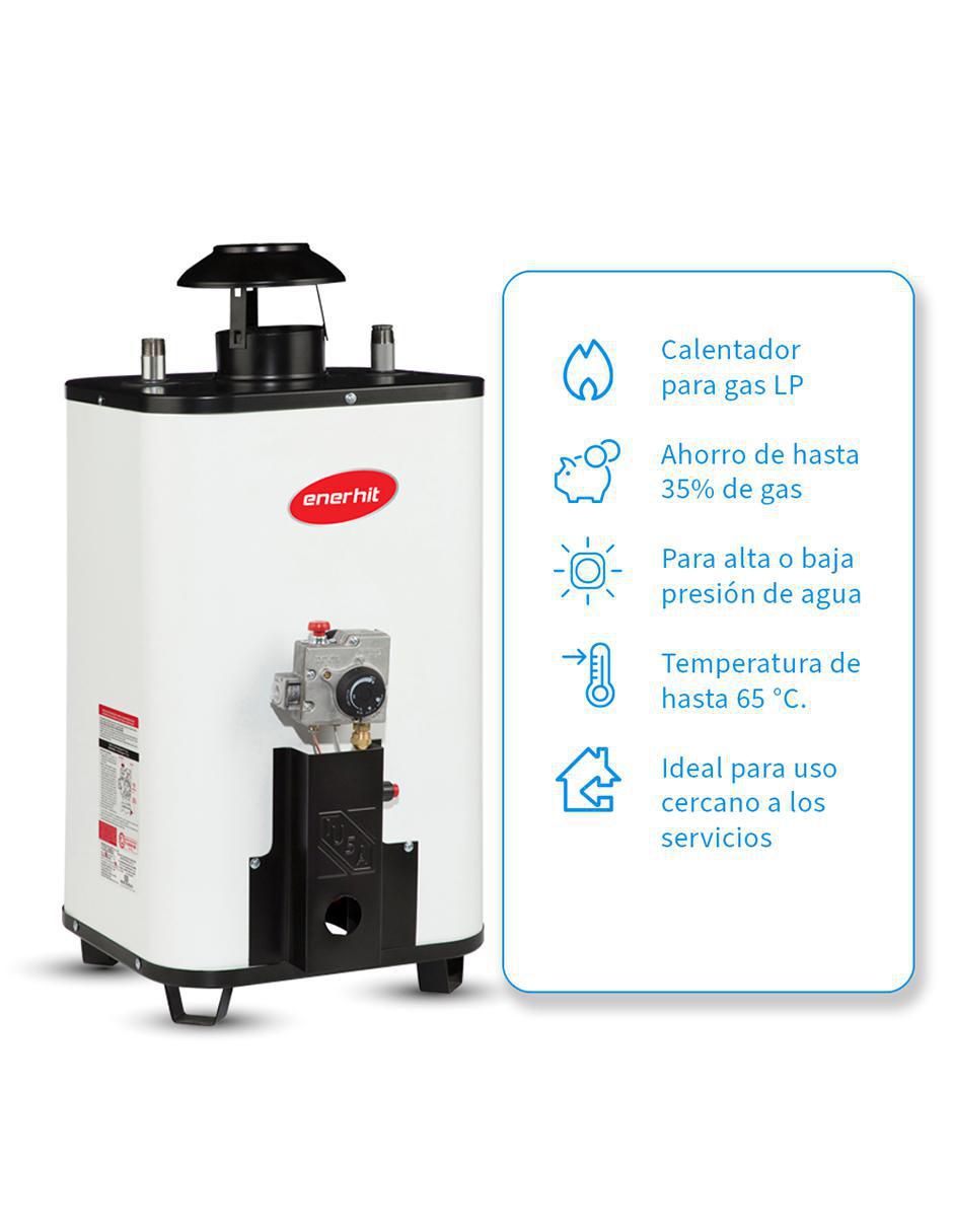 Calentador alta recuperación R12 Nat 12 L gas lp 2